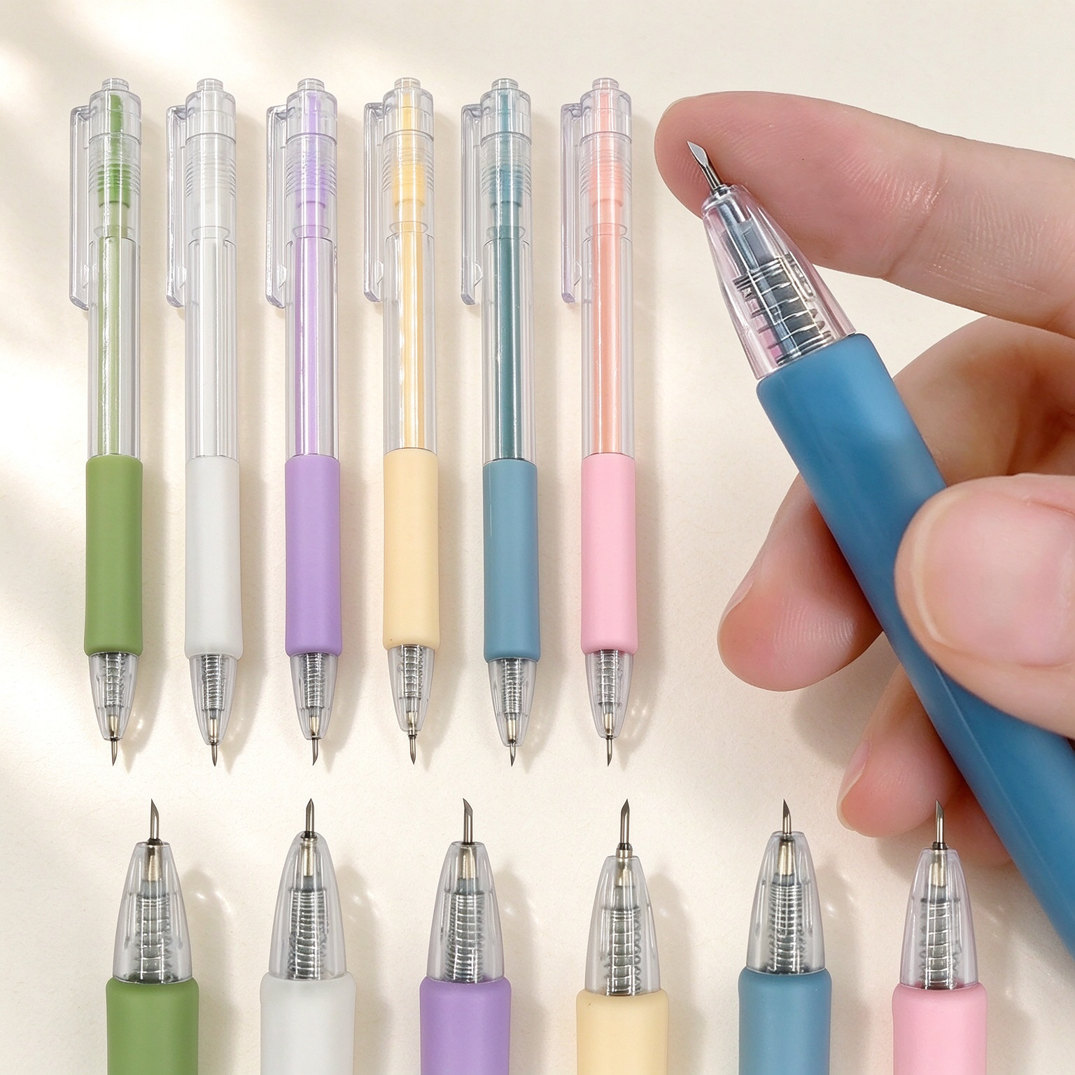 5 Precision Cutting Pen Set with Tungsten Steel Blades - Image 1