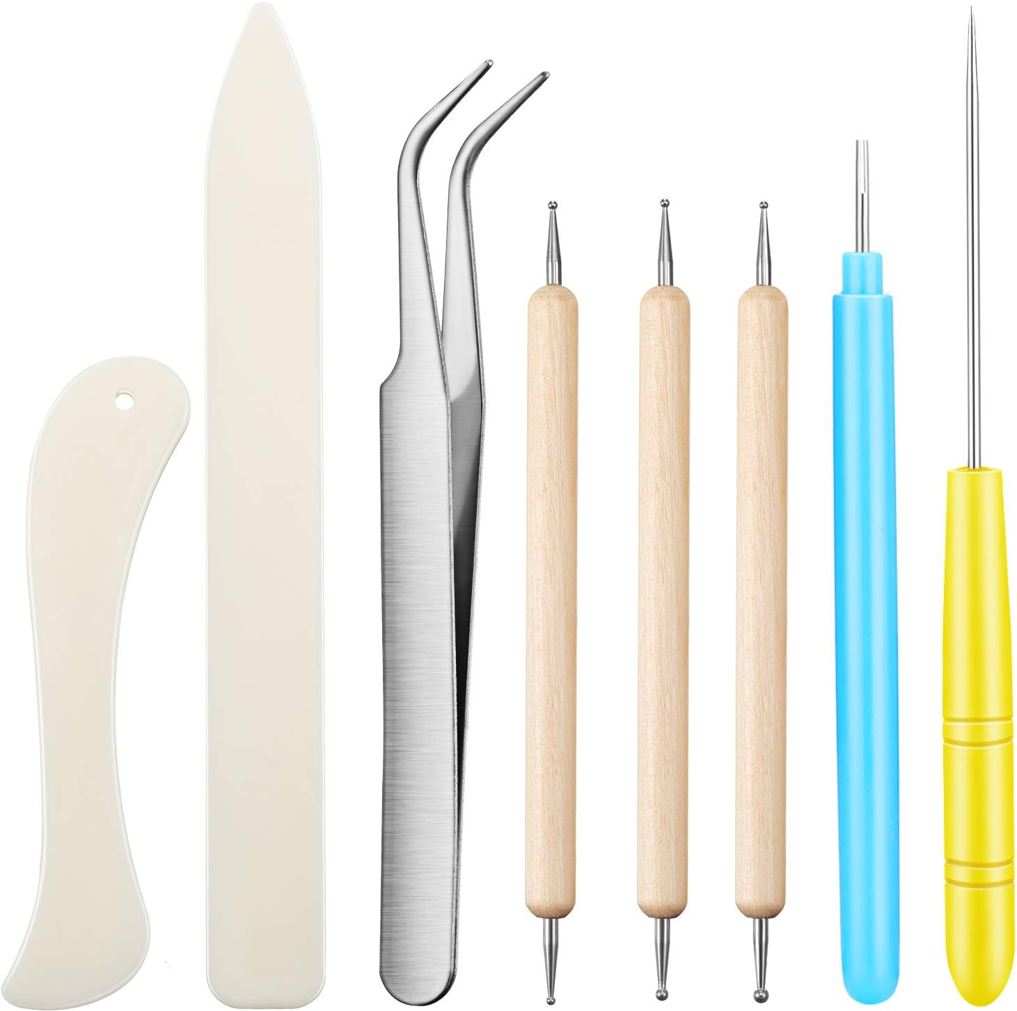 61EPlzNJhTL._AC_SL1500_.jpg Bone Folder and Indentation Pen Tool Set - Image 1