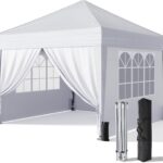 10x10 Canopy with Removable Sidewalls and UV Resistant Fabric
