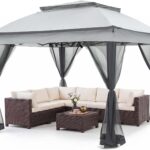 11x11 Pop Up Canopy with 4 Zippered Mesh Sidewalls