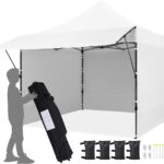 10x10 Canopy with Telescopic Legs and Wheeled Bag