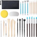 Polymer Clay Sculpting Tool Set with Storage Bag