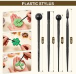 Polymer Clay Tool Kit with Wooden Handles - Image 2