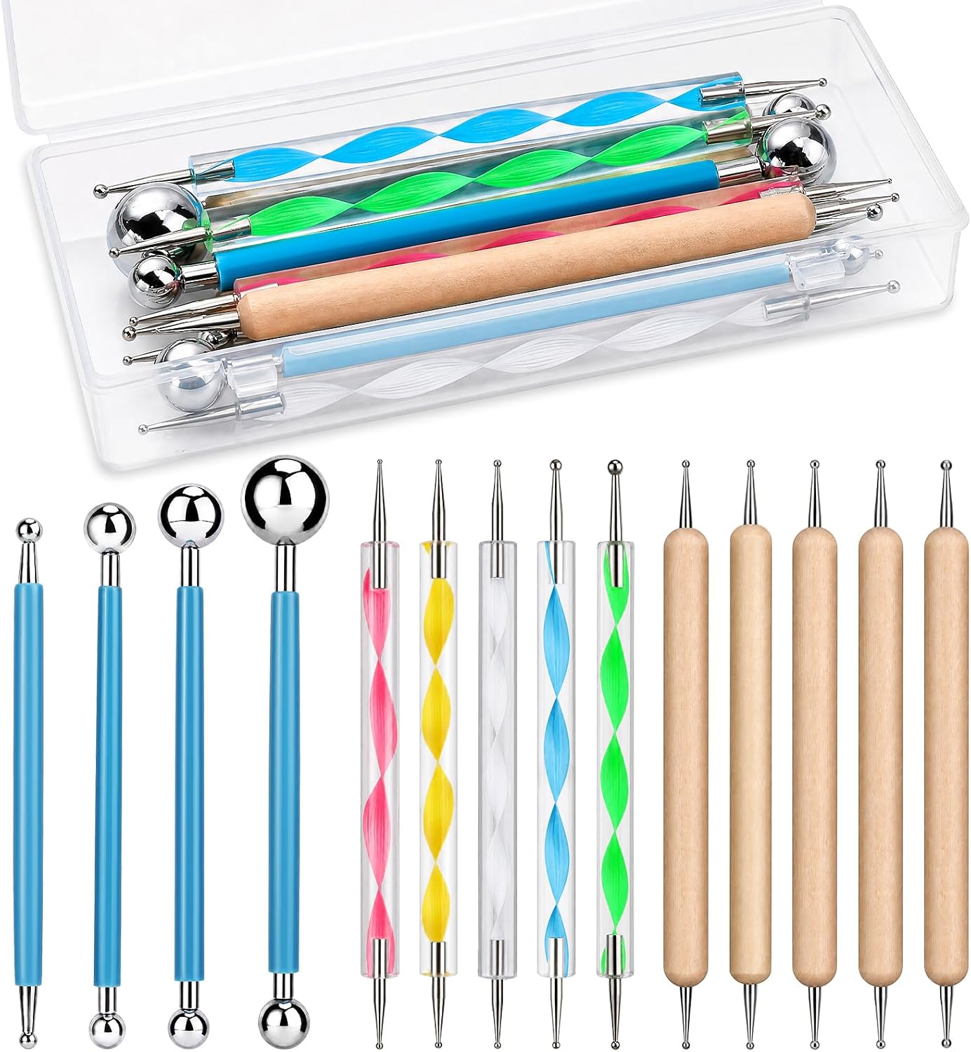 71lxrCzSGjL._AC_SL1500_.jpg Ball Stylus Dotting Tool Set with Storage Box - Image 1