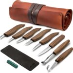 Wood Carving Knife Set with Walnut Handles